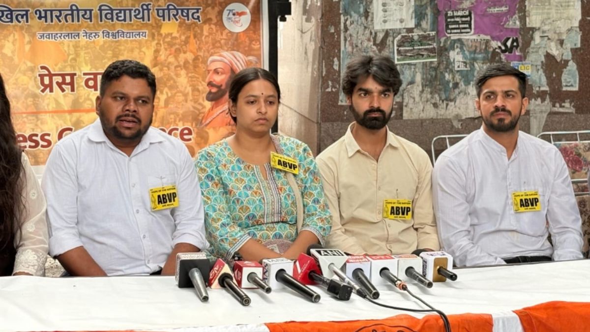 jnusu elections 202526 abvp vs left candidates announced