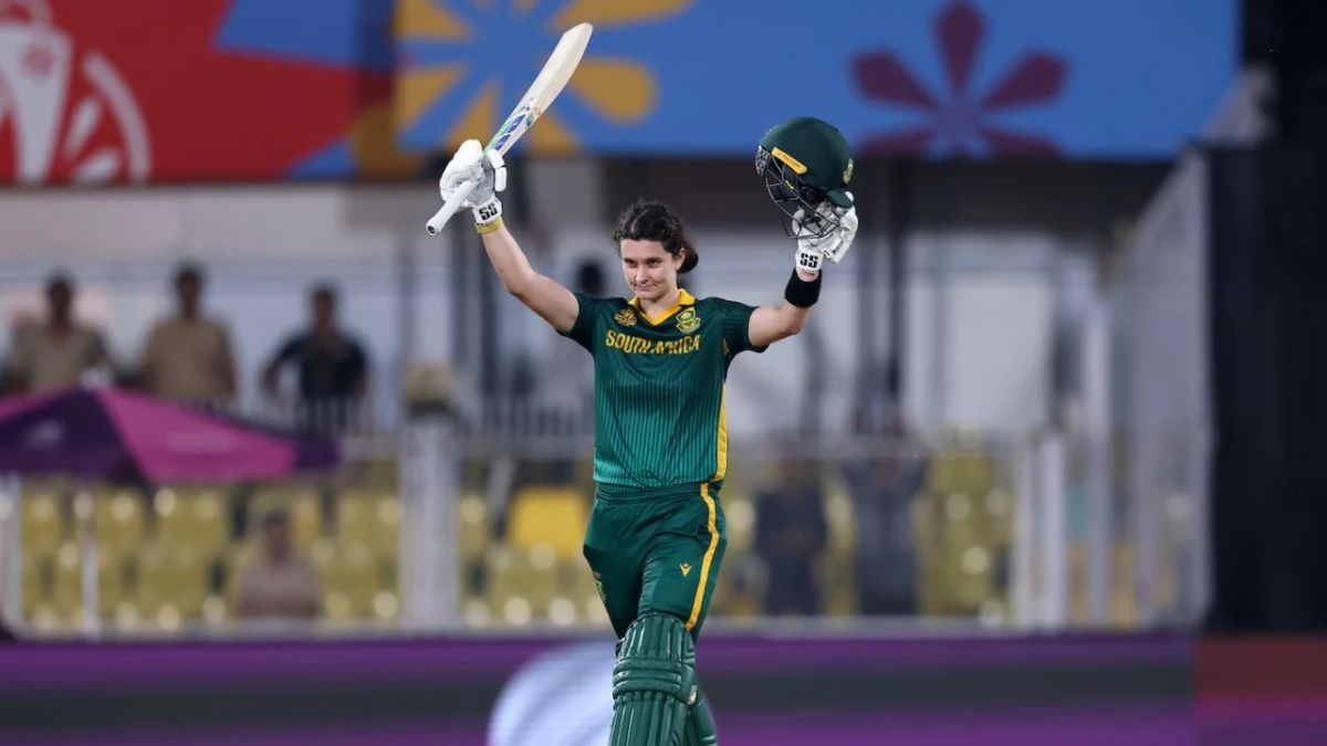 laura wolvaardt becomes the first captain to score a hundred in knockout matches in odi world cups