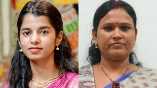 बीजेपी प्रत्याशई मैथिली ठाकुर और हम प्रत्याशी दीपा मांझी।