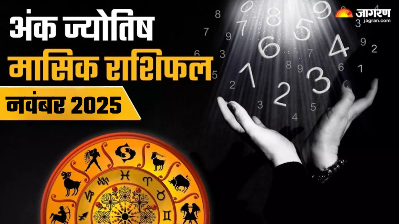 monthly numerology horoscope november 2025 for mulank 1 to 3 forecast