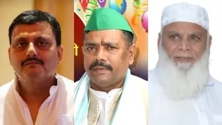 विजय कुमार सिंह डबलू, भीम सिंह यादव और मो. नेहालुद्दीन। फाइल फोटो
