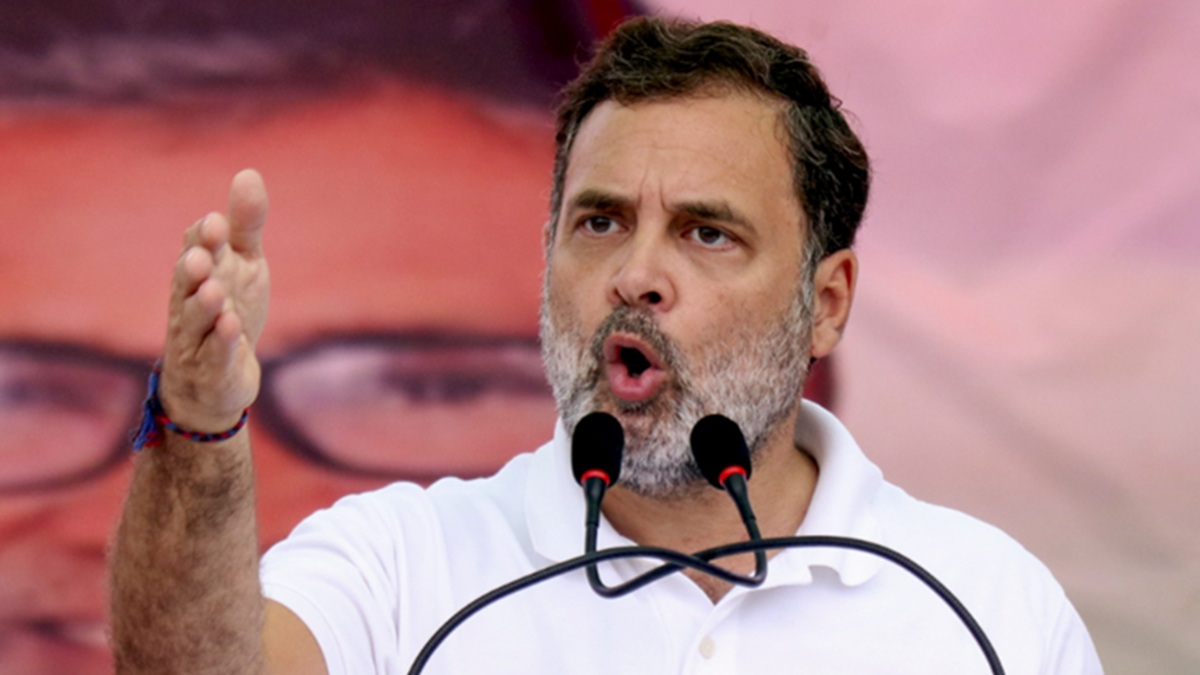 rahul gandhi announces that mobile phones will not be made in china but made in bihar