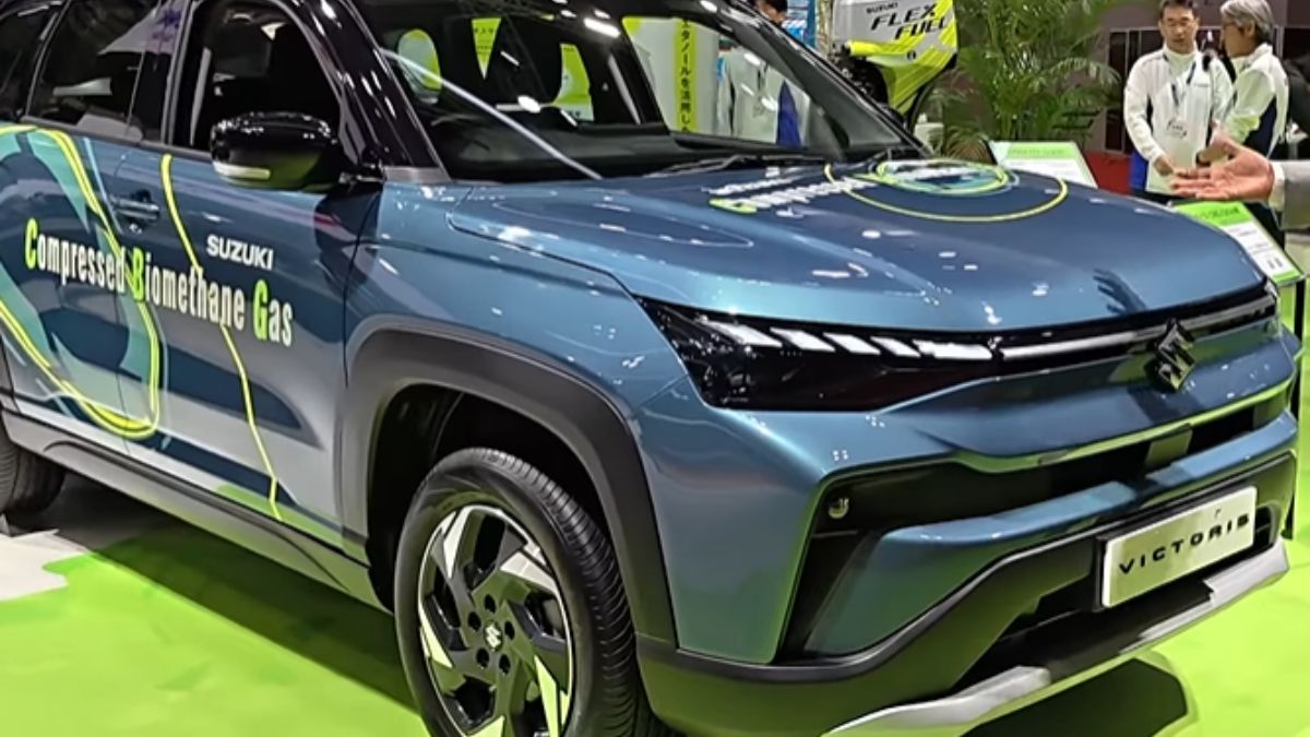 suzuki victoris cbg biomethane variant revealed in japan mobility show 2025 based on cng