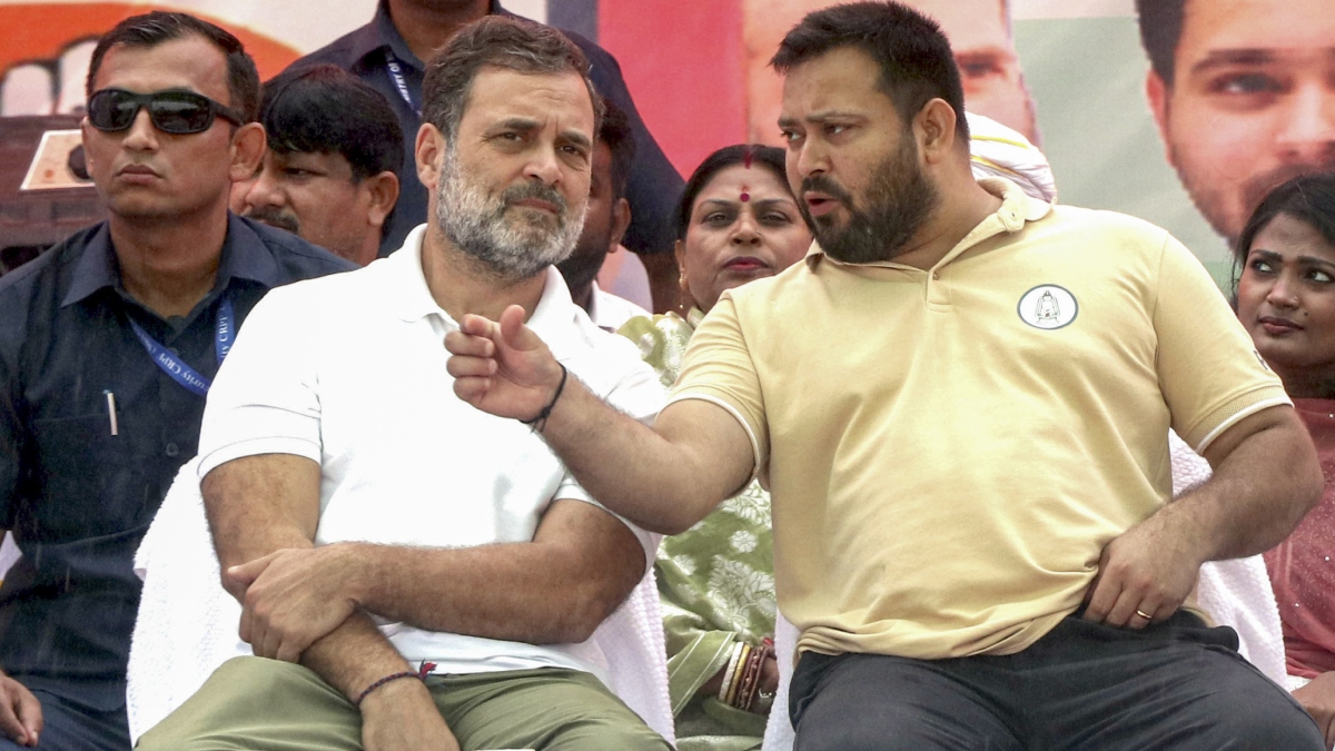 rahul gandhis silence on tejashwis cm candidacy in bihar