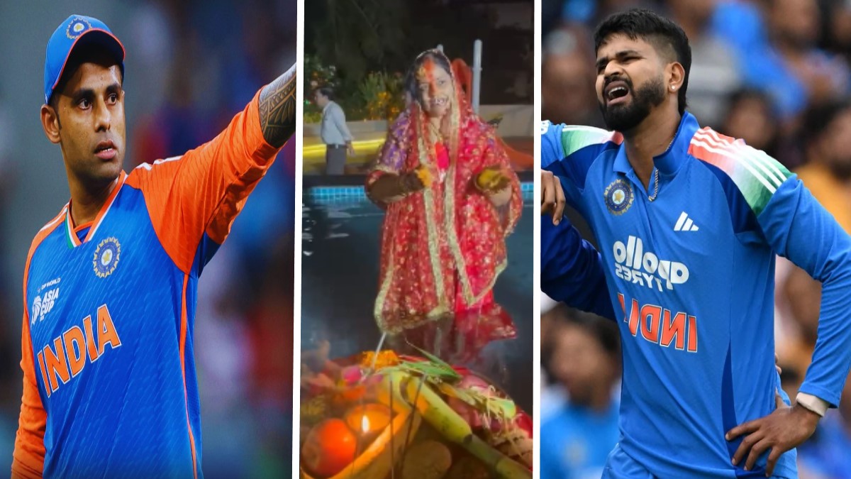 suryakumar yadavs mother prays for shreyas iyers recovery during chhath puja jagran special