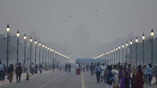 दिल्ली-एनसीआर में बढ़ता प्रदूषण। जागरण