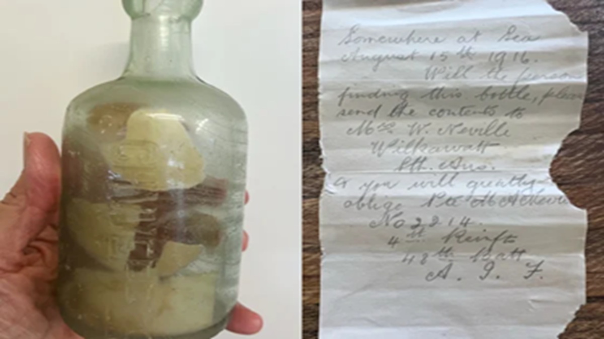 messages from world war i soldiers found on australian beach 100 years later