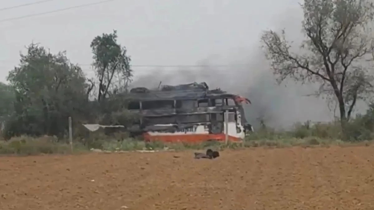 jaipur bus fire expired permit overloading safety violations uncovered