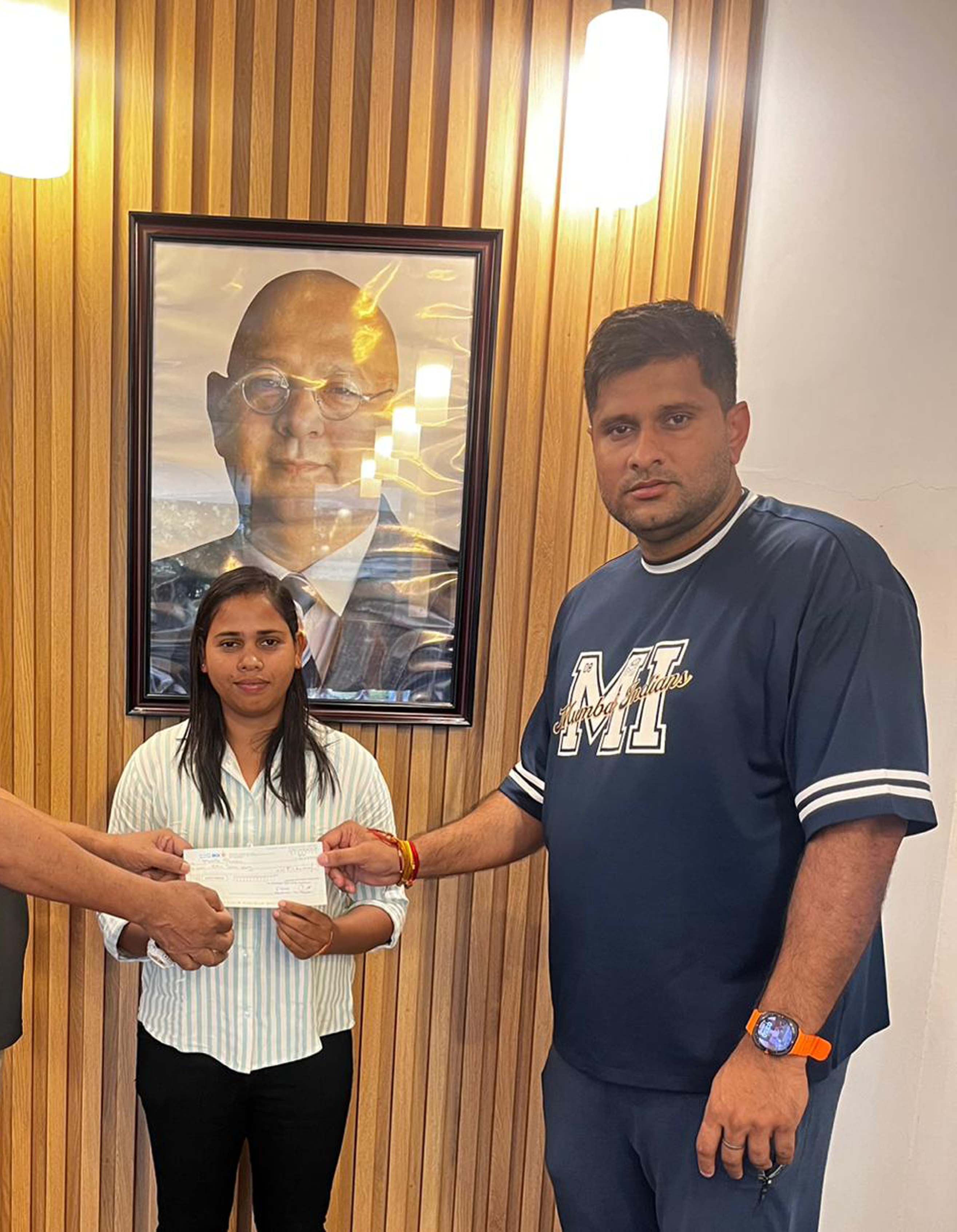 inspiration cricketer mamata continues playing after fathers death