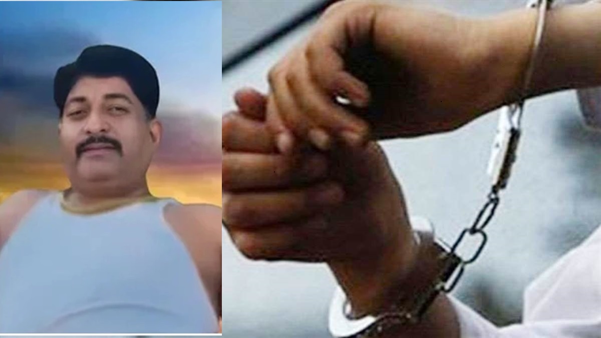 leader arrested for killing farmer by crushing him with jeep in guna bjp has already expelled him