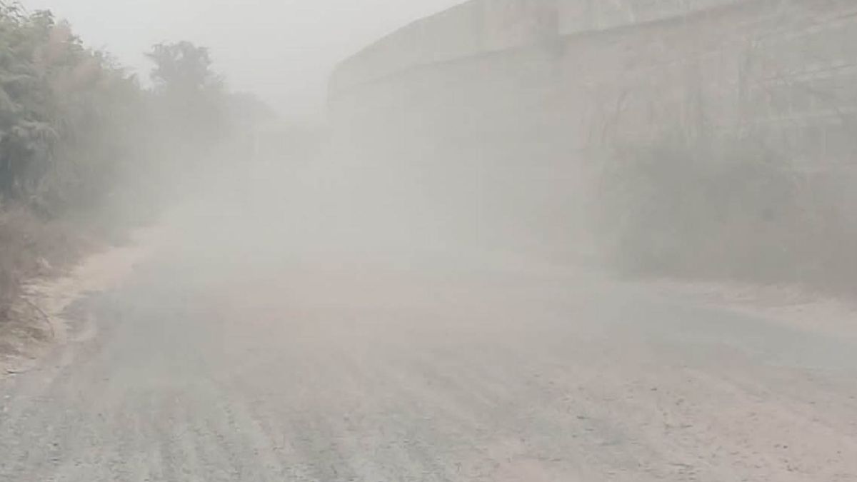 national highway has become a major cause of pollution in this city of haryana hspcb has sent a notice to nhai