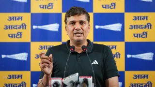 आप के दिल्ली संयोजक सौरभ भारद्वाज ने भाजपा पर बोला हमला।