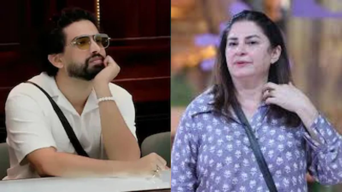 bigg boss 19 amaal mallik accidentaly pushes kunickaa sadanand actress seen shouting at him