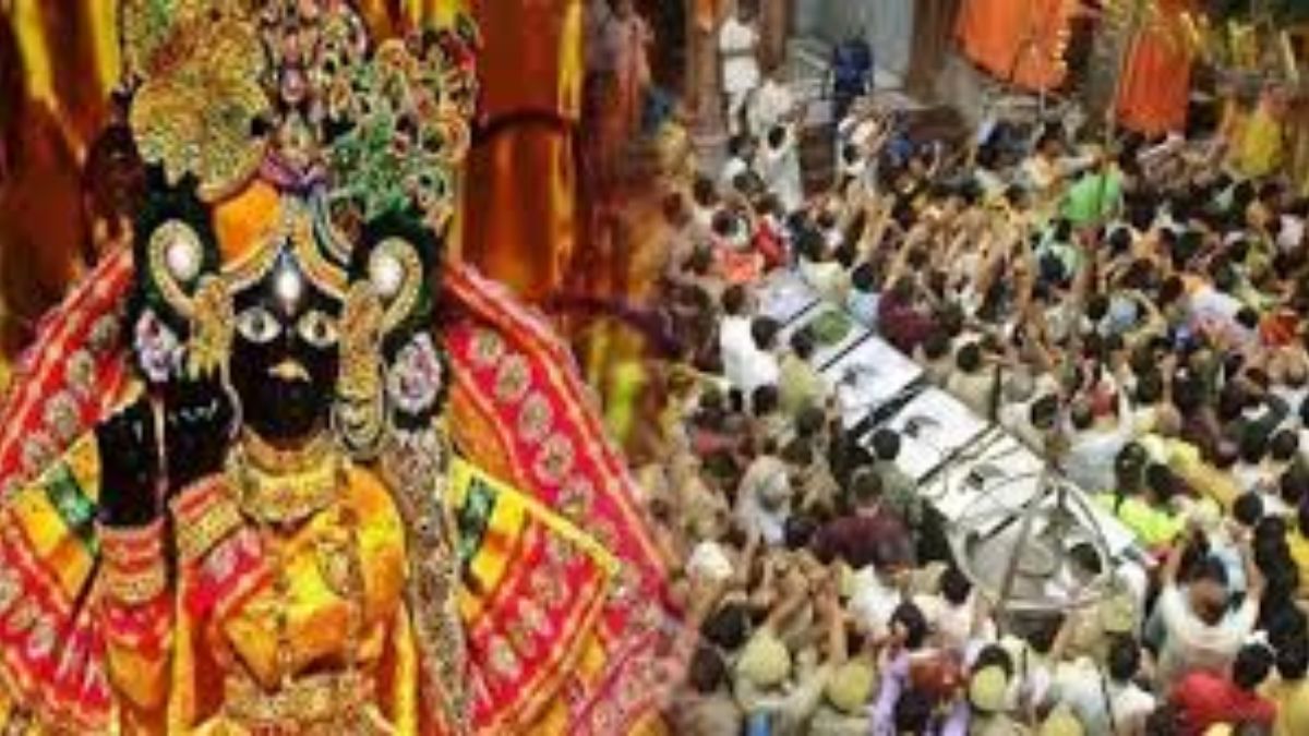 action against encroachers near banke bihari temple mathura