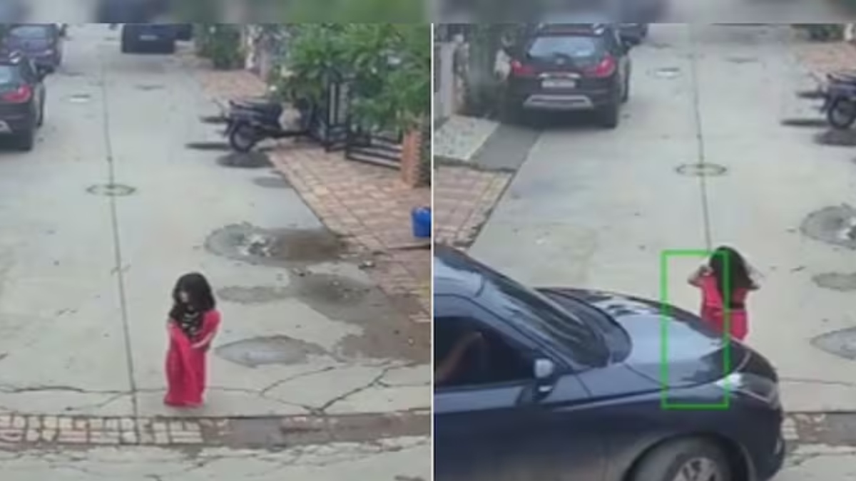 teenager driving car almost crushes 3 year old in ahmedabad case filed