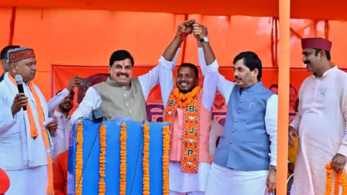 congress made hindus and muslims fight for votes said cm mohan yadav at an election rally in bihar