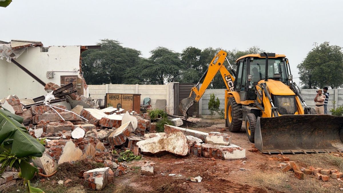 demolition of illegal colonies by dtpe in gurugram