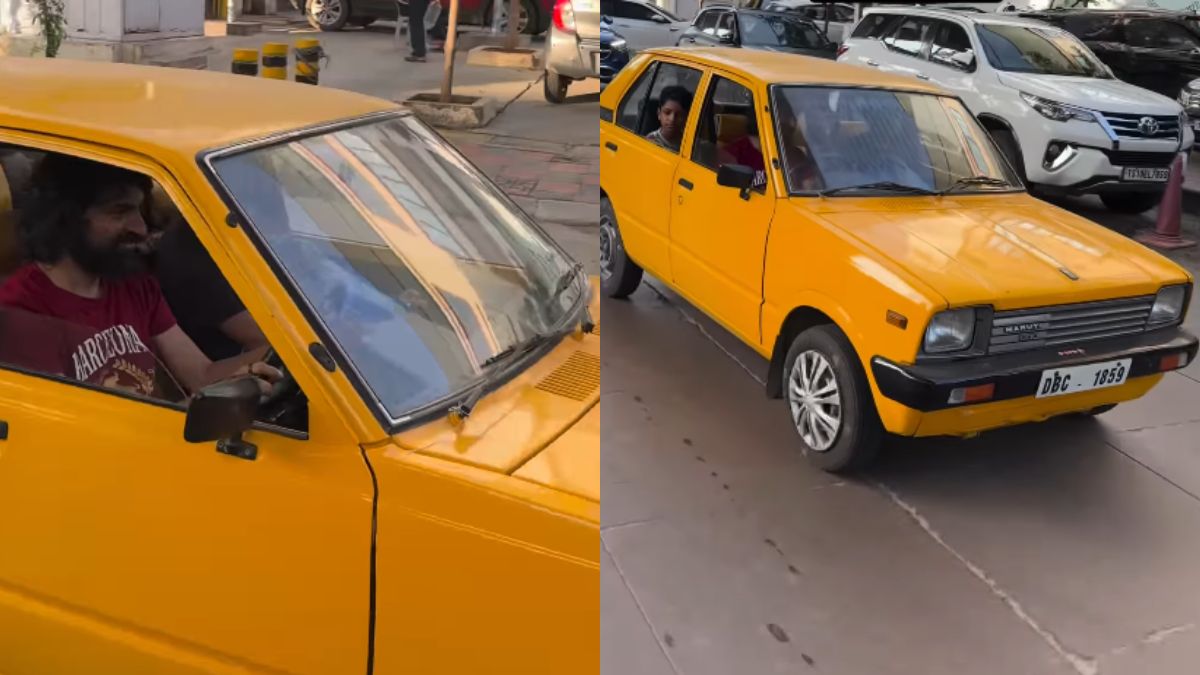 kalki movie director nag ashwins simplicity wins hearts seen driving maruti 800 see viral video