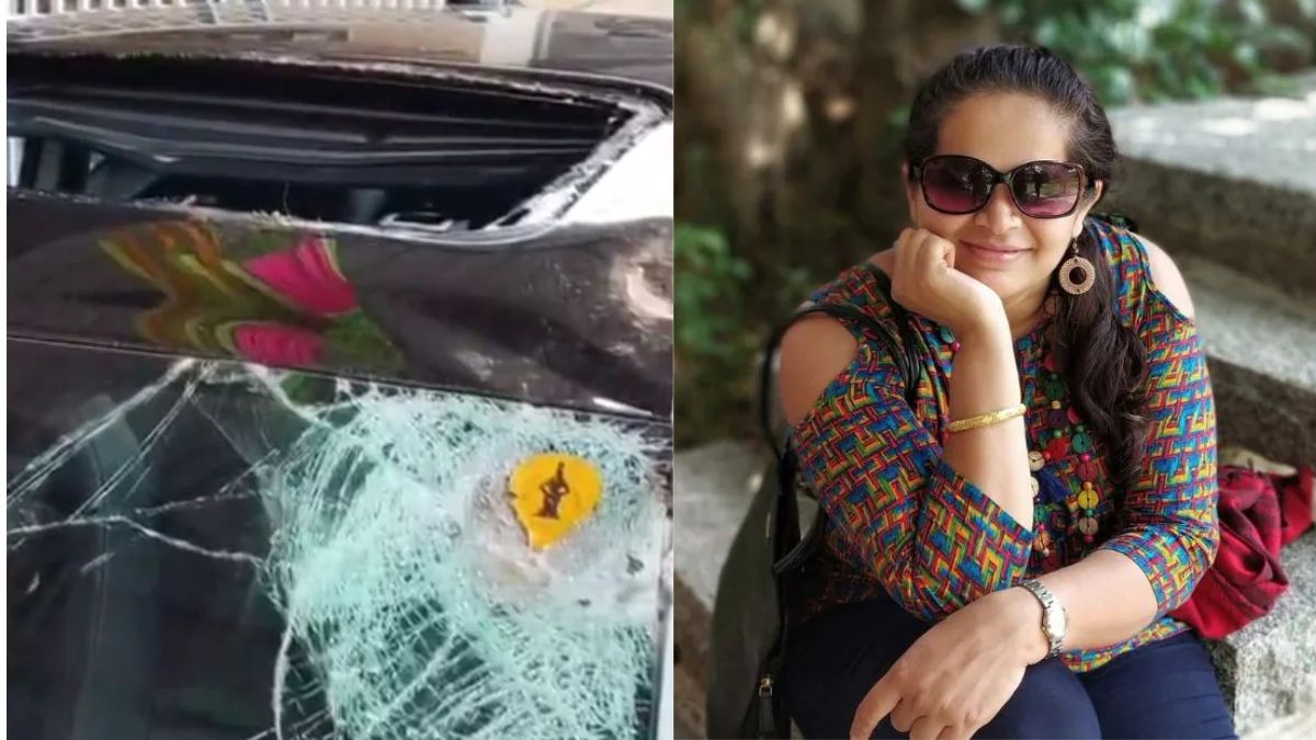 maharashtra rockslide kills woman in car on tamhini ghat road