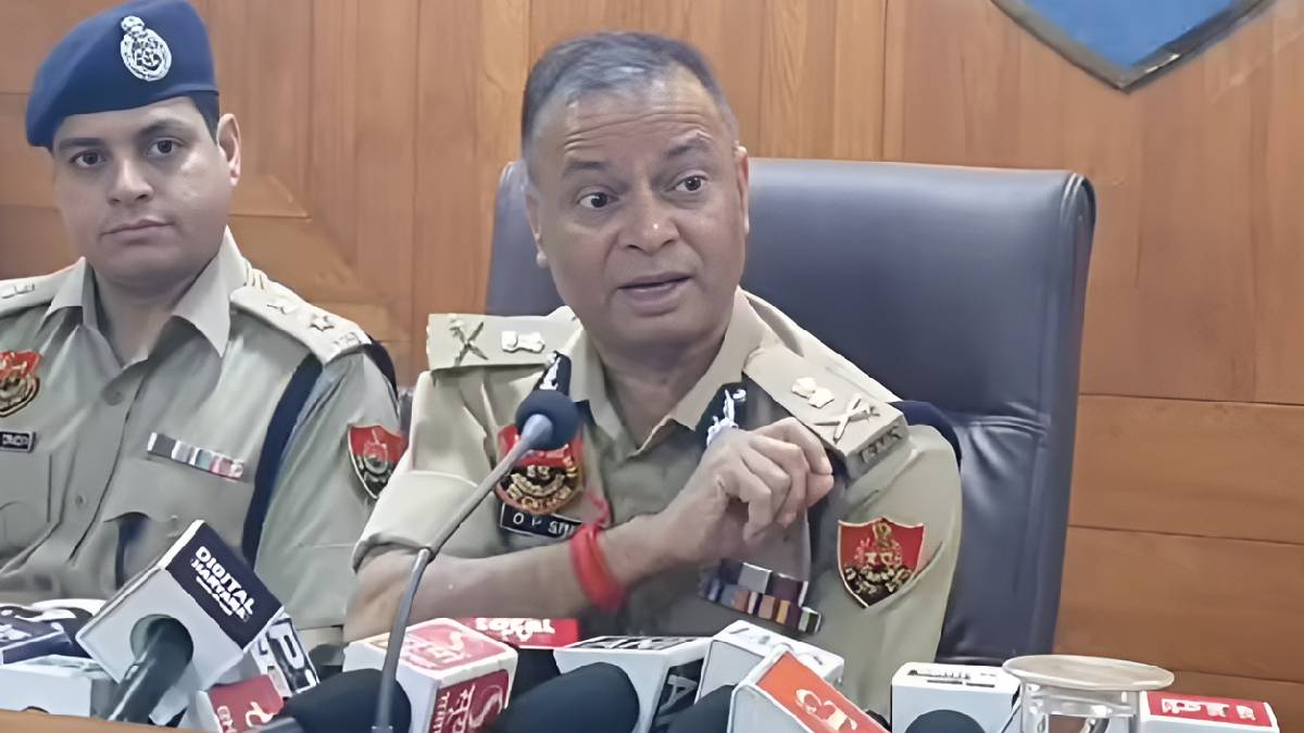 haryana dgp op singh challenges gangsters in rohtak