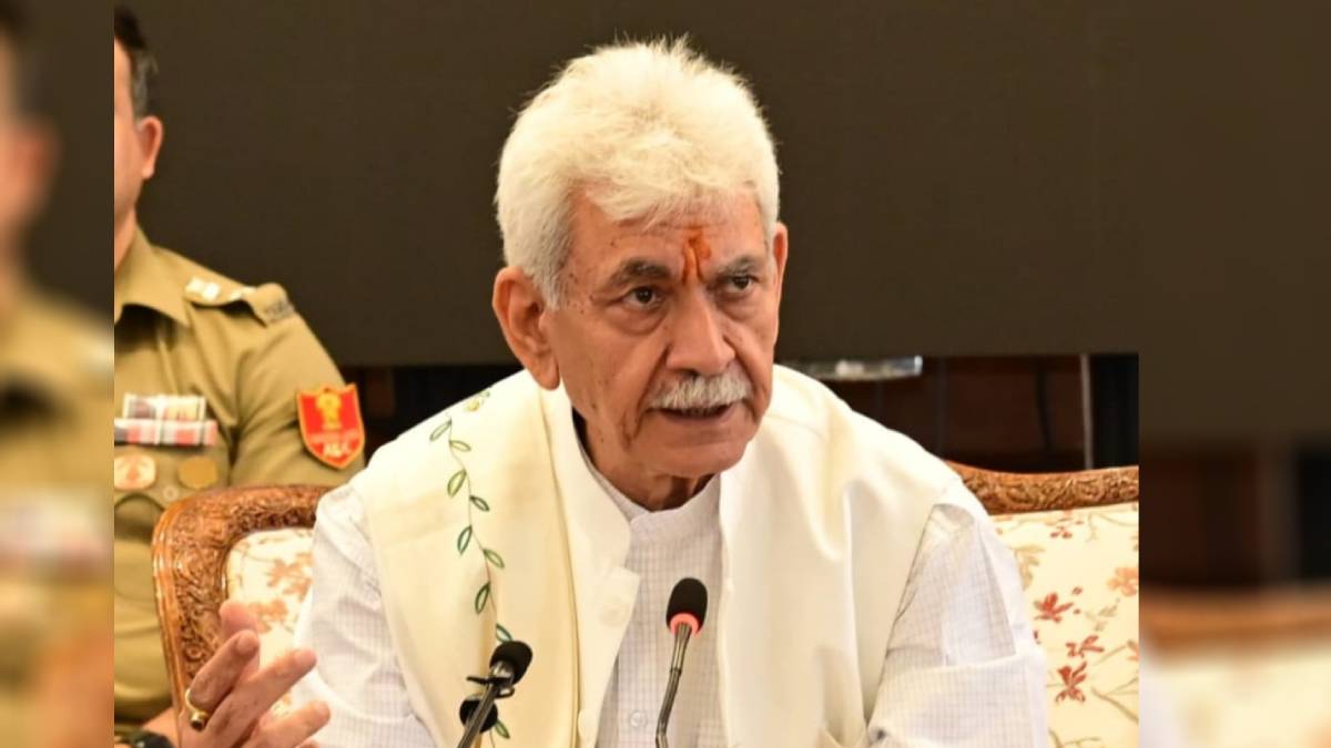 terrorists disguised as teachers those working for lashkar were punished lg manoj sinha fired two employees