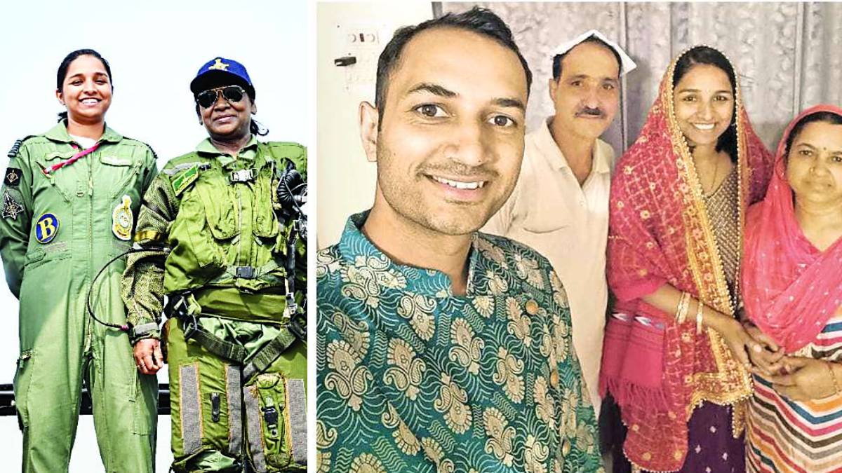 rafale flight himachal woman shivangi flies with president in rafale fighter jet pakistan claim fail