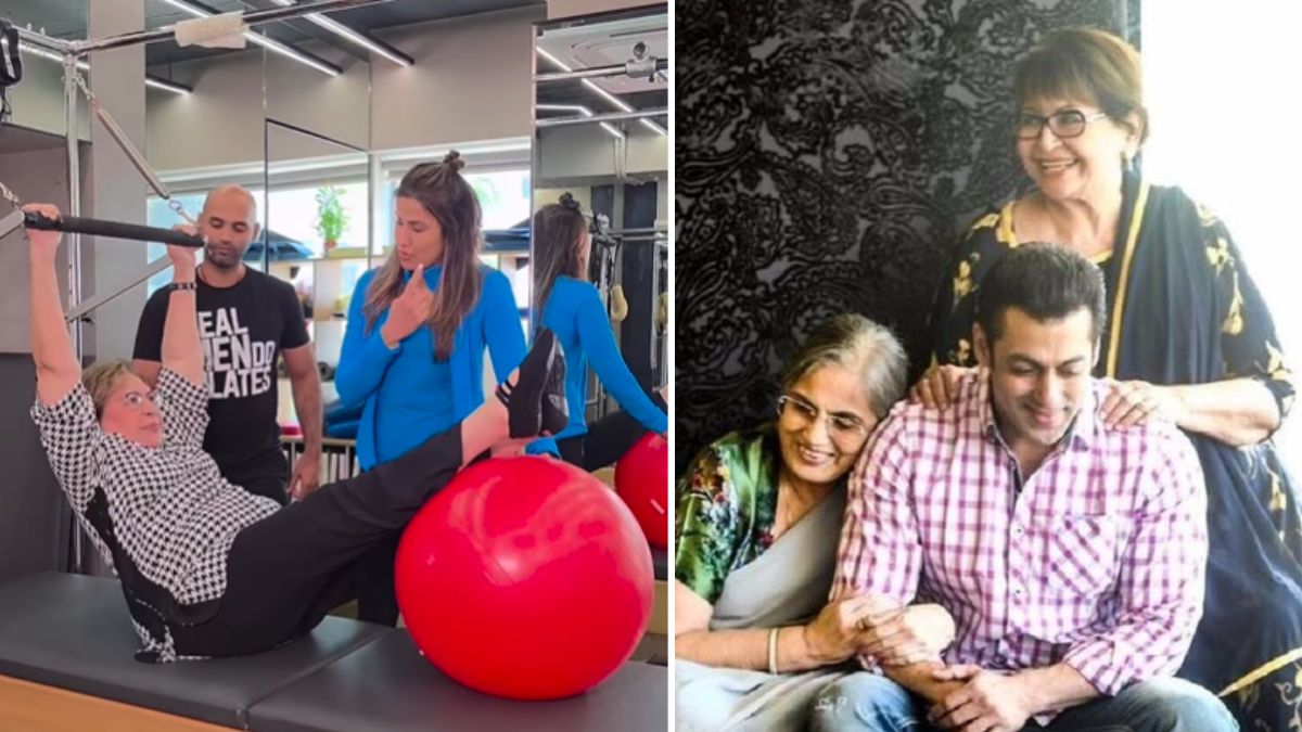 salman khan mother helen who once walked with stick now do pilates in gym at the age of 86 revealed katrina kaif gym trainer
