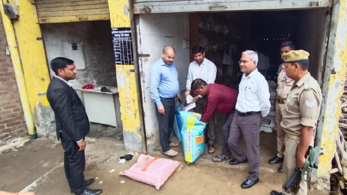 sambhal diesel found selling at fertilizer shop investigation underway