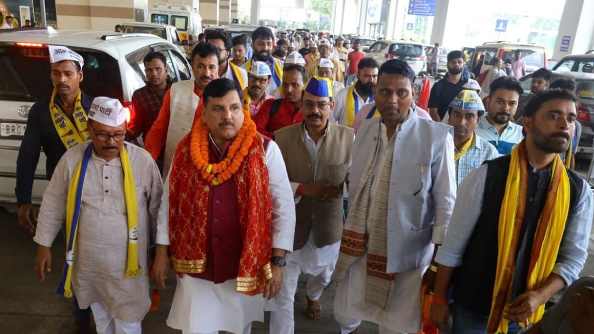 sanjay singh big attack on bjp jdu in patna said we have to be careful of the lies of false parties