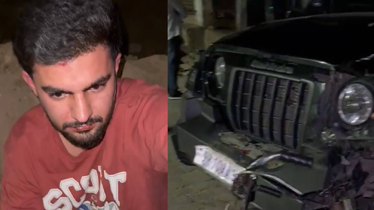 punjab thar driver drunk driving two injured critically