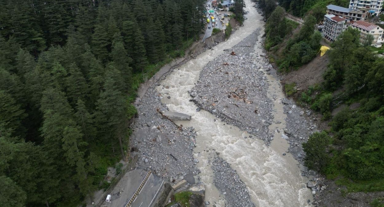 beas river havoc kiratpurmanali fourlane faces 1700 crore loss