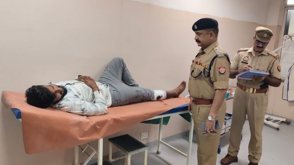 police encounter in sonbhadra cattle smuggler injured others flee