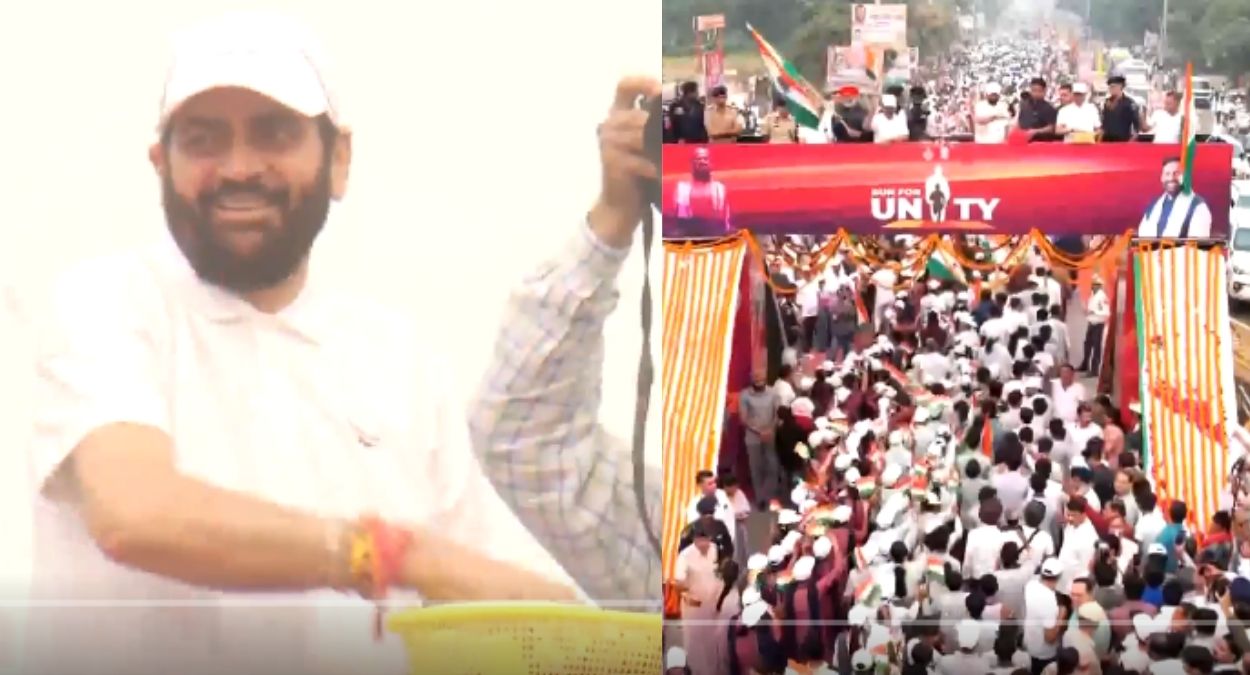 haryana cm saini flags off run for unity on national unity day