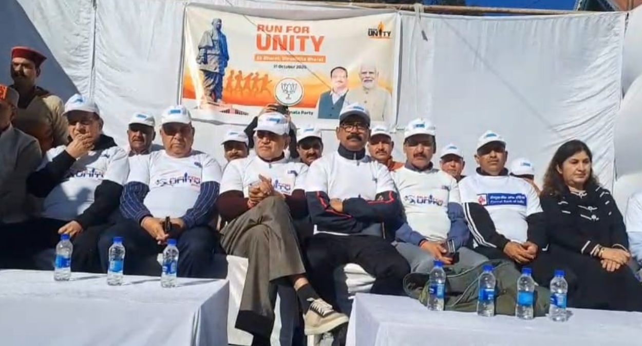 run for unity in shimla bjp celebrates sardar patels 150th anniversary