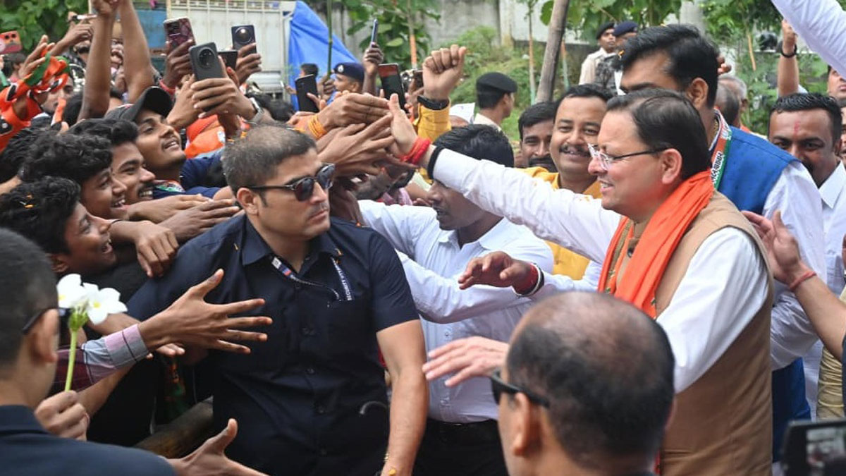bihar elections cm dhami in bihar rally