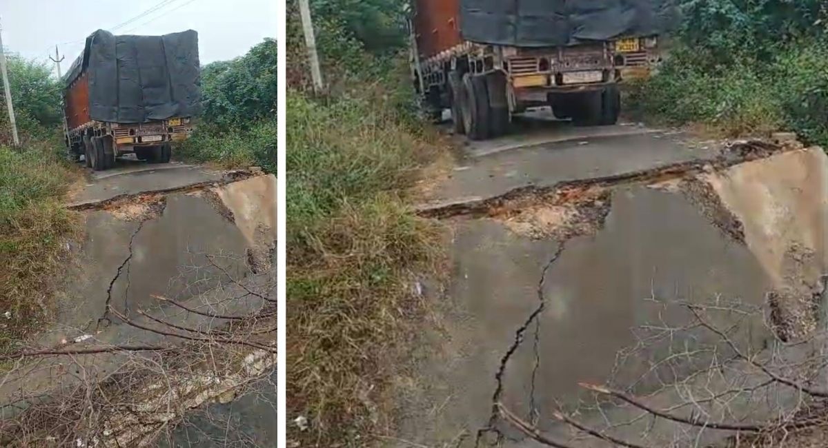 bridge collapse in hathras overloaded truck causes havoc