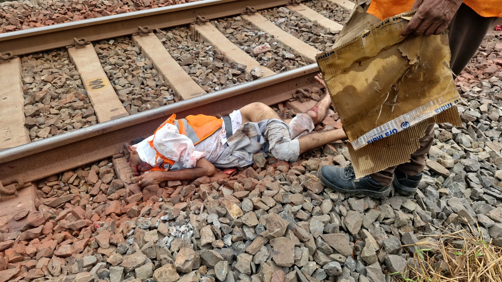 vande bharat express accident gangman dies in gamhariaseeni section