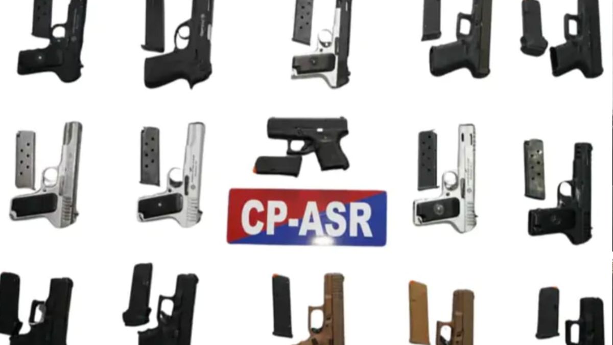 arms smuggling racket busted 7 arrested with 15 pistols