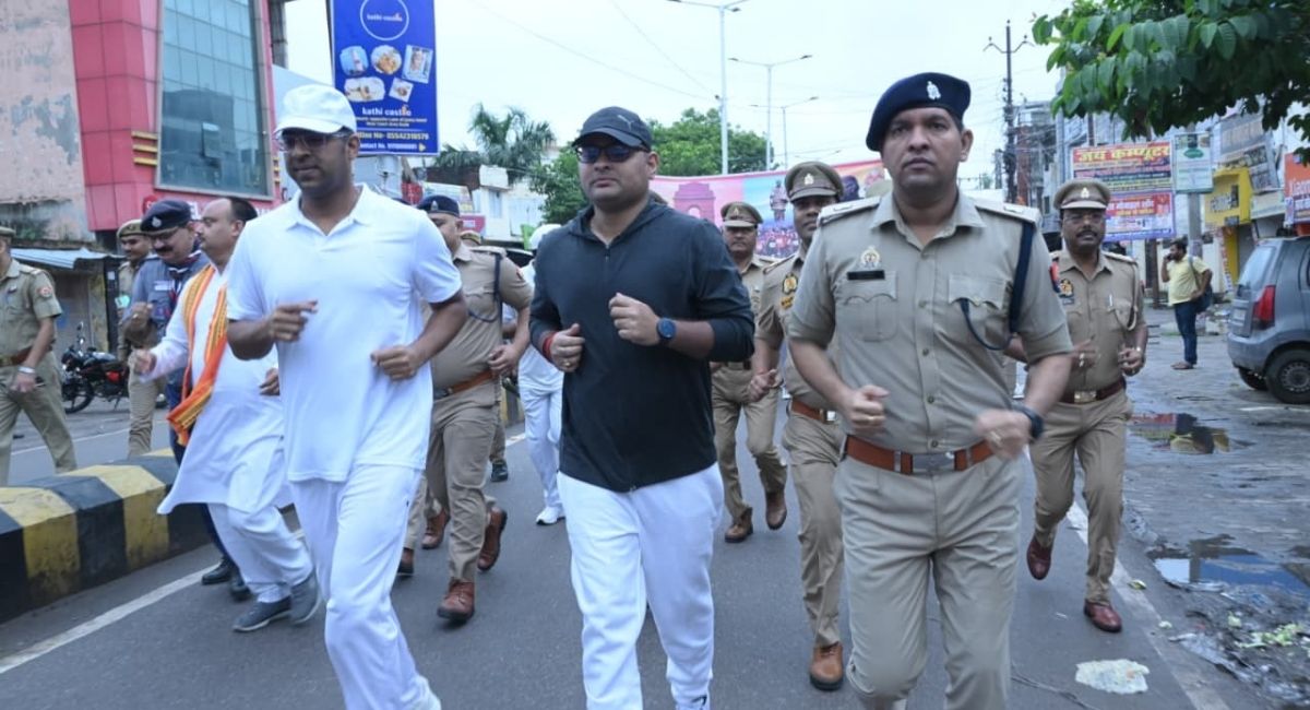 national unity day run for unity flagged off in basti