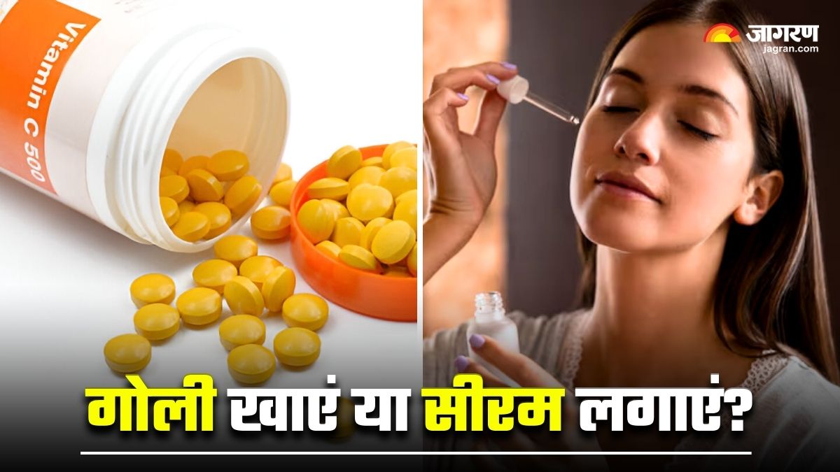 vitamin c serum vs tablet for skin dermatologist reveals the best form