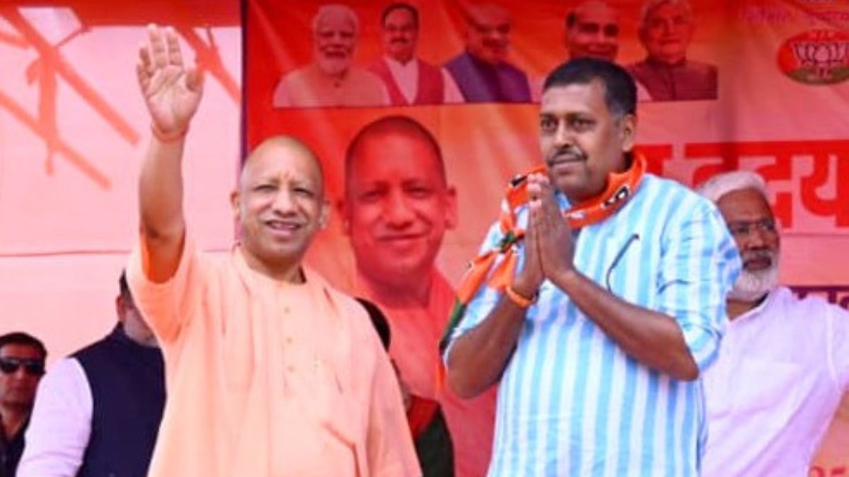 no more lal salaam just jai shri ram cm yogi targeted communists and opponents in bihar