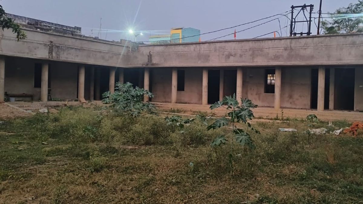 gonda school construction halted due to budget shortage