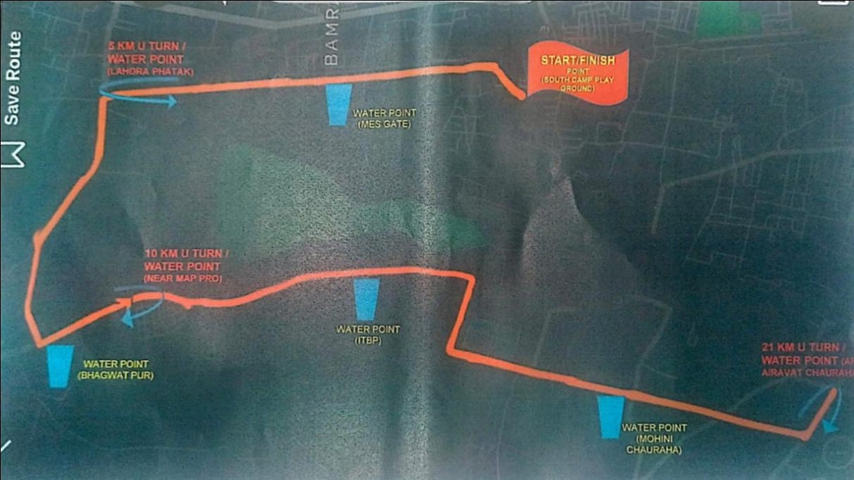 sekhon indian air force marathon 2025 will held tomorrow in bamrauli at prayagraj