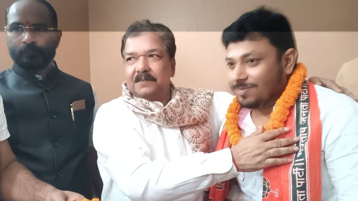 rakesh roushan joins bjp challenge for tejashwi yadav in raghopur assembly seat