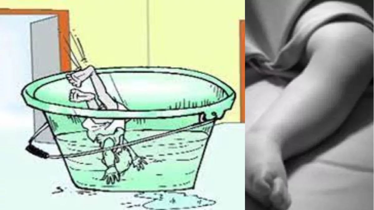 tragic death 2 year old drowns in bucket in araria