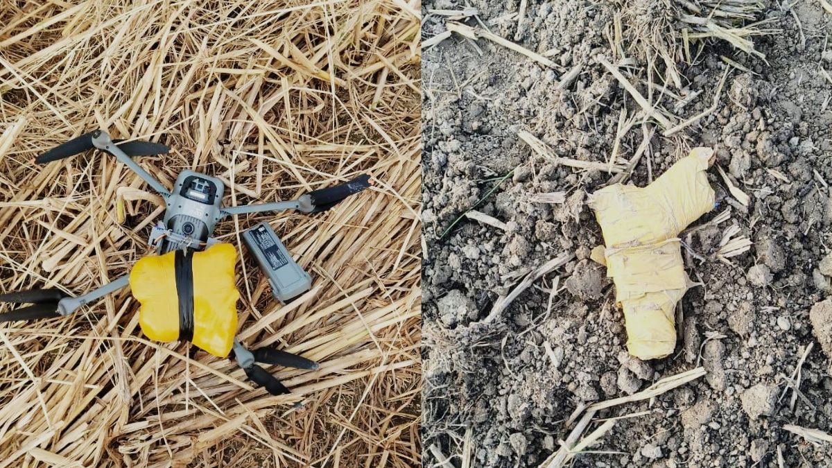 smuggling attempt foiled bsf seizes drone and heroin at amritsar border
