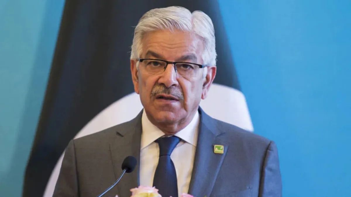 pakistan accuses india of two front war khawaja asif claim