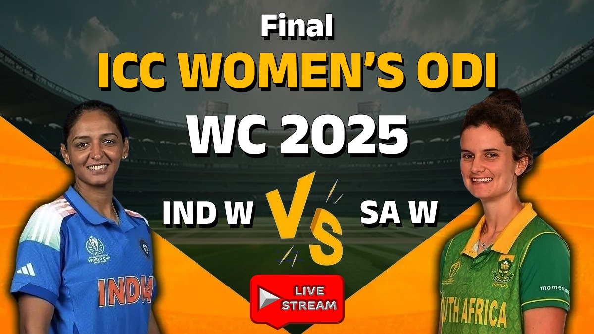 womens world cup 2025 final live streaming when and where to watch india women womens vs south africa womens live broadcast in your country india women