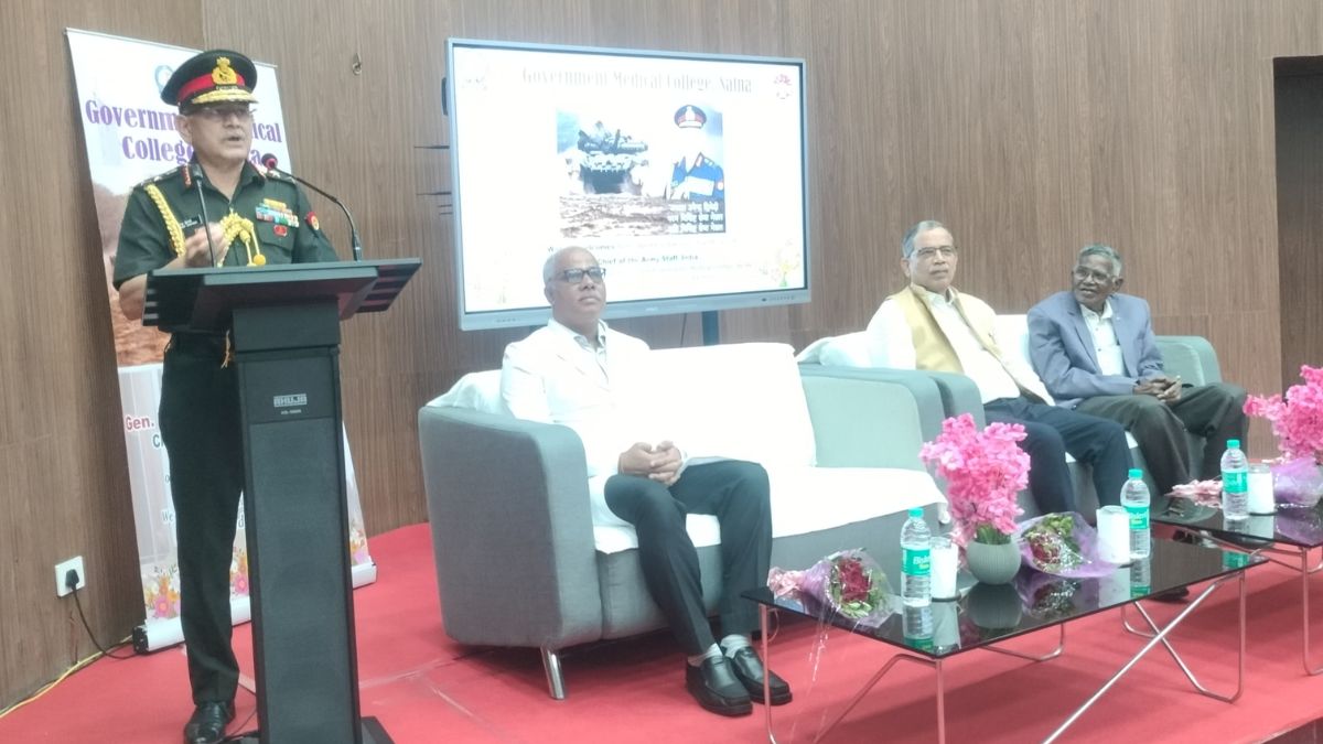 general upendra dwivedi visits school after 55 years operation sindoor