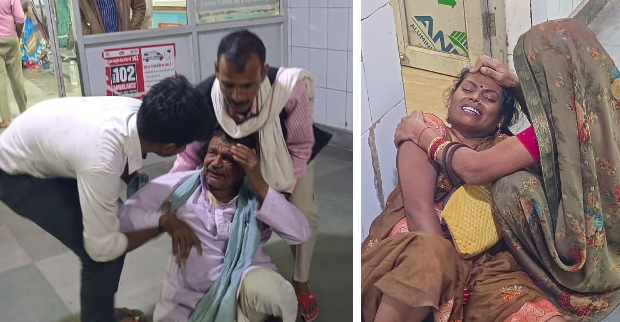 big accident in chitrakoot roadways bus collides with bolero three dead